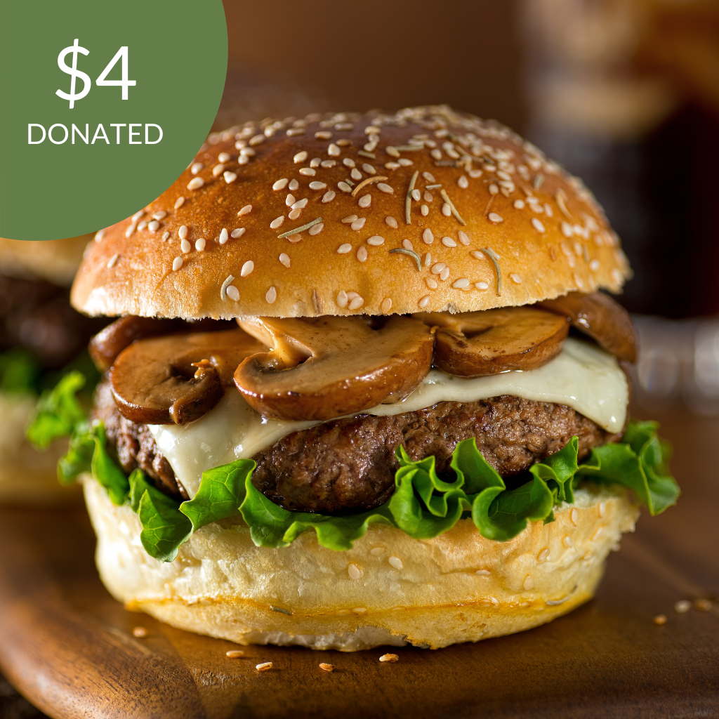 Frozen Gourmet Steak Burger (8 x 5oz patty - 1.13kg)