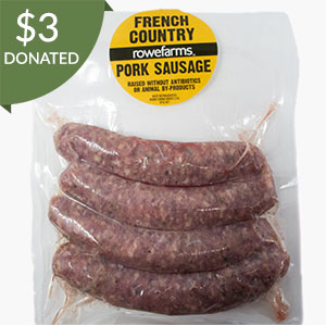 French Country Pork Sausage - 1pkg of 4 (454g) - Frozen